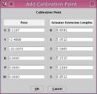 Entering a calibration point in 0.0.4: