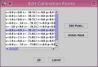 Editing calibration points in version 0.0.4